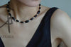 OLIO E ACETO Obsidian Sterling Silver Necklace Handmade OLIO-OA08N02-HEI Black POEA26